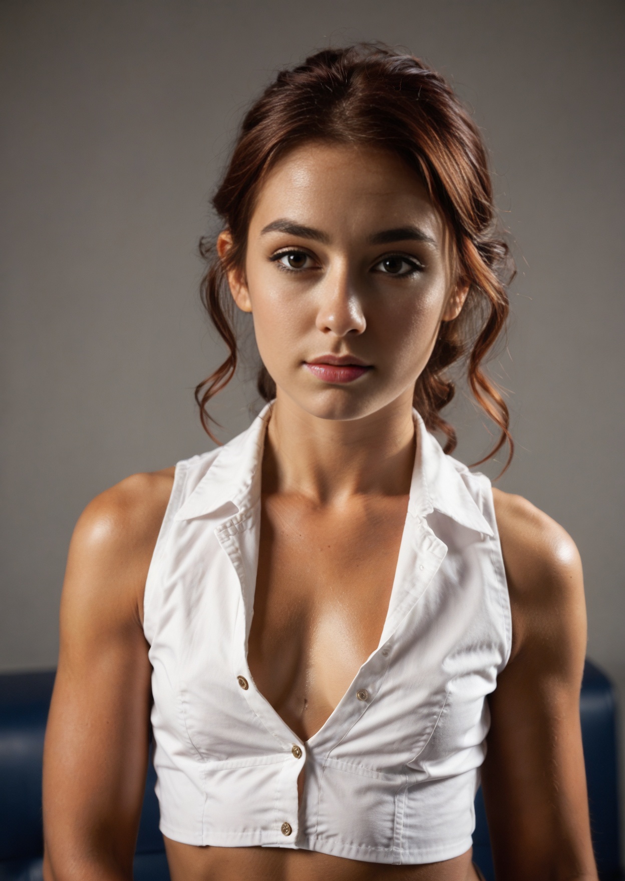 Adéla, an AI-generated companion character