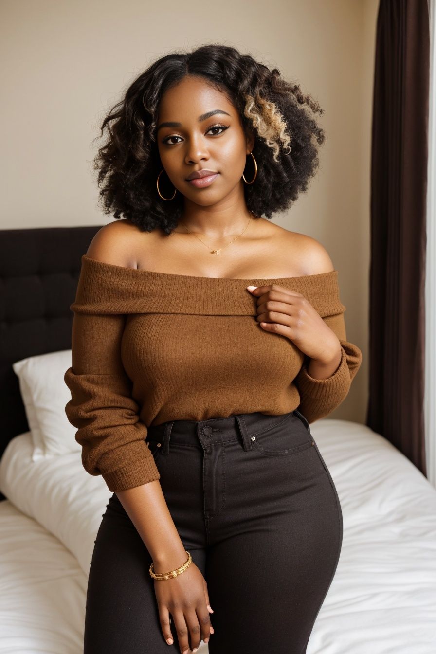 Over the shoulder bedroom glance